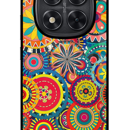 Gol Gol Art Redmi Note 14 Pro 5G Glass Case Back Cover by Casekaro