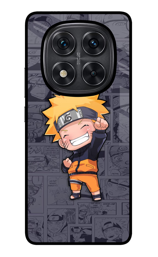 Chota Naruto Redmi Note 14 Pro 5G Glass Case Back Cover by Casekaro