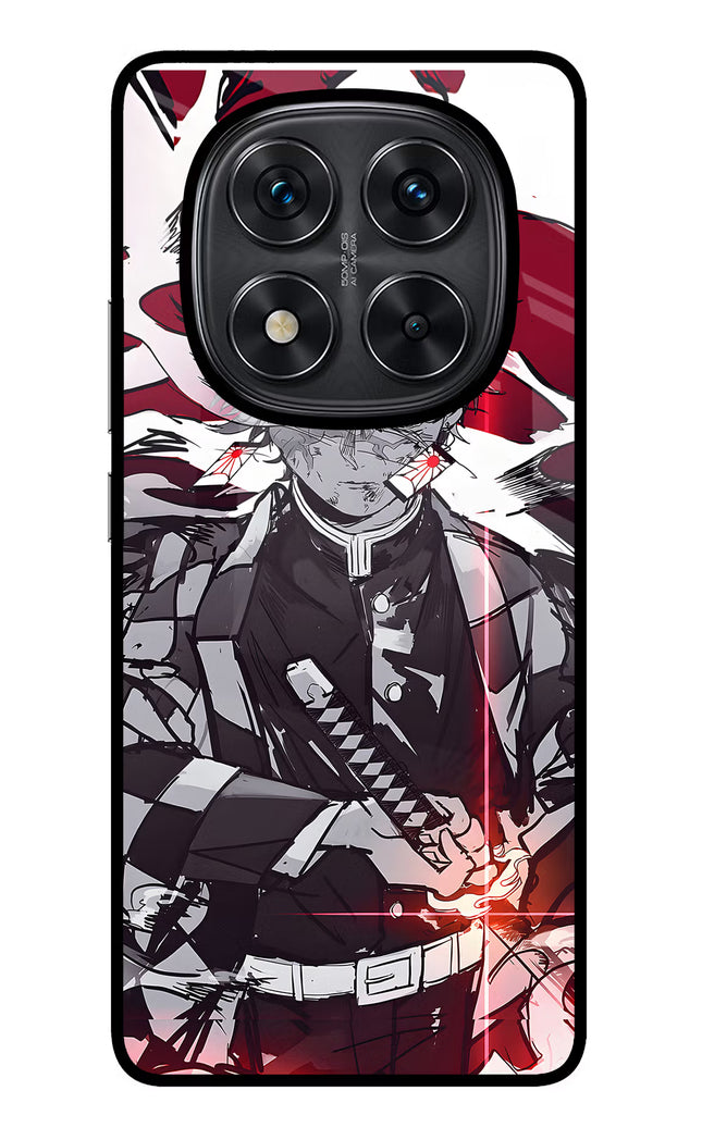 Demon Slayer Redmi Note 14 Pro 5G Glass Case Back Cover by Casekaro