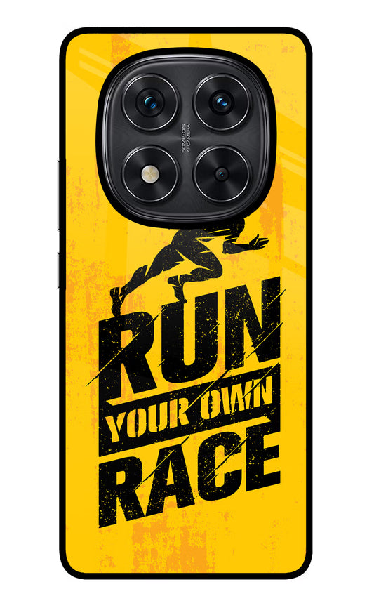 Run Your Own Race Redmi Note 14 Pro 5G Glass Case