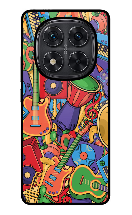 Music Instrument Doodle Redmi Note 14 Pro 5G Glass Case