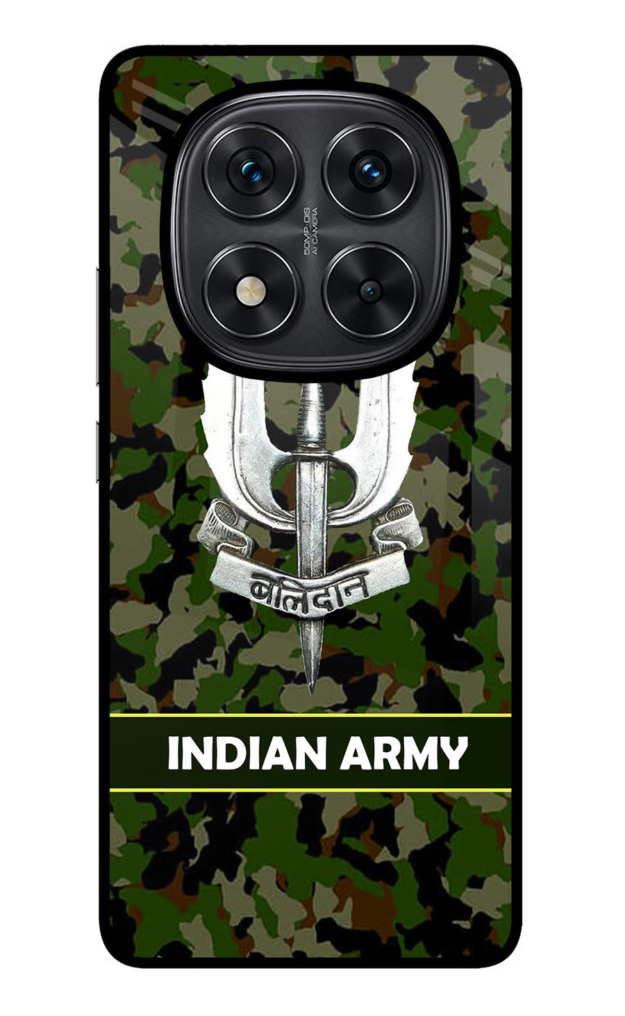 Balidan Indian Logo Redmi Note 14 Pro 5G Back Cover, Glass case