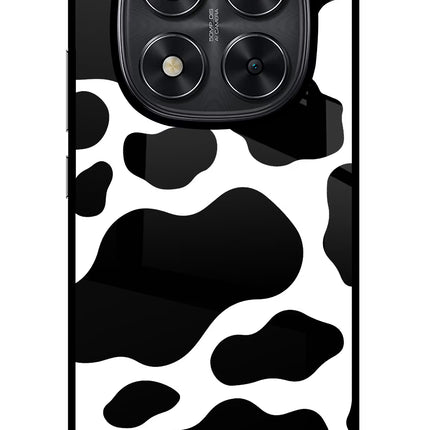 Cow Spots Redmi Note 14 Pro 5G Glass Case Back Cover by Casekaro