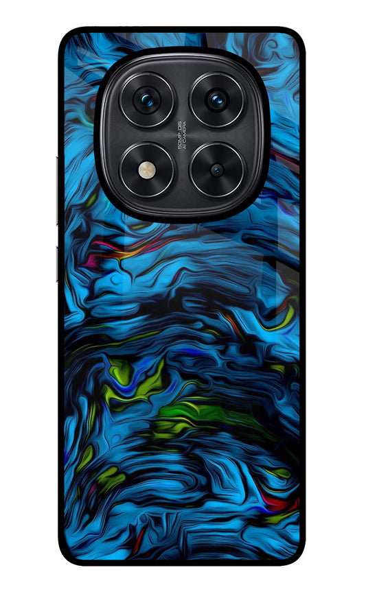 Dark Blue Abstract Redmi Note 14 Pro 5G Glass Case