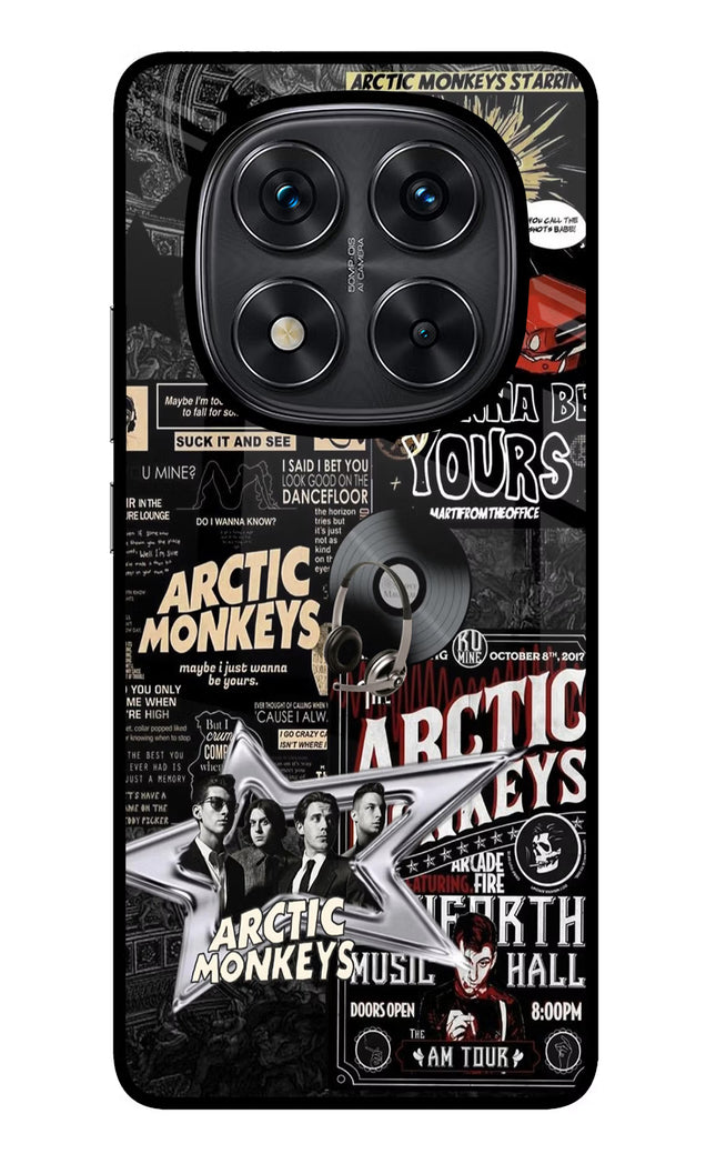 Arctic Monkeys Redmi Note 14 Pro 5G Glass Case Back Cover by Casekaro