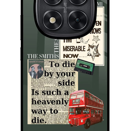 The Smiths Redmi Note 14 Pro 5G Glass Case Back Cover by Casekaro