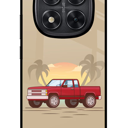 Desert Classic Drive Redmi Note 14 Pro 5G Glass Case Back Cover by Casekaro