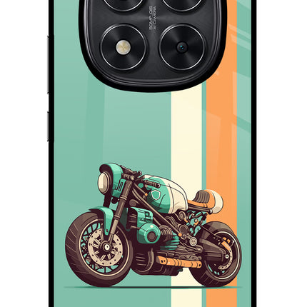 Striped Moto Drift Redmi Note 14 Pro 5G Glass Case