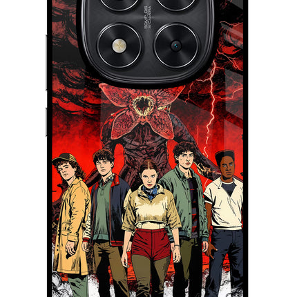Ordinary Things Characters Redmi Note 14 Pro 5G Glass Case Back Cover by Casekaro