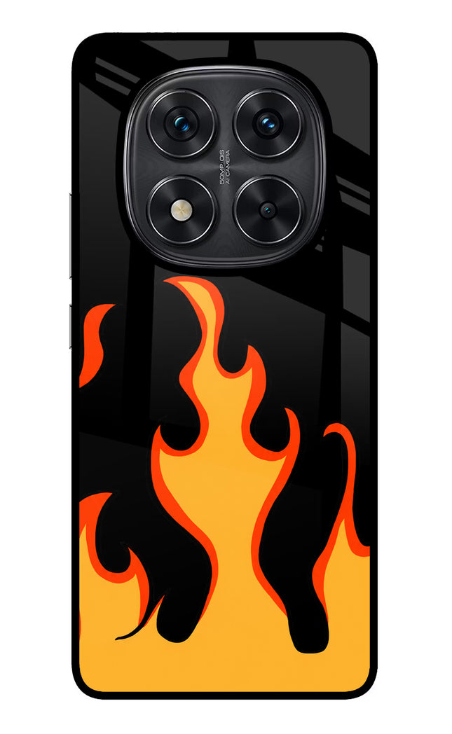 Fired Up – Black Redmi Note 14 Pro 5G Glass Case Back Cover by Casekaro