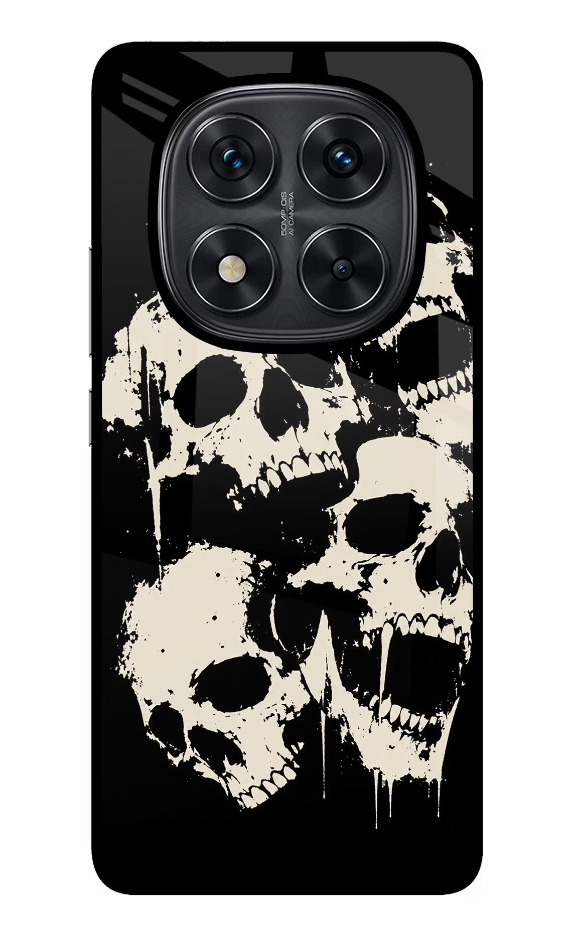 Dead Stack Redmi Note 14 Pro 5G Glass Case Back Cover by Casekaro