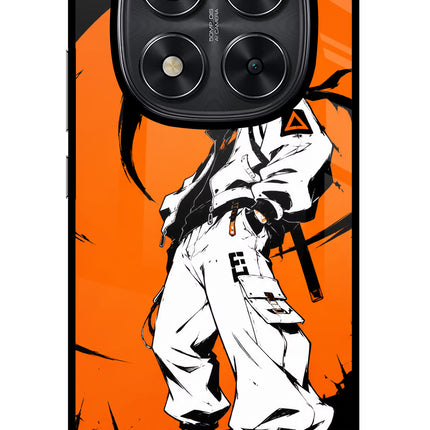 Street Samurai  Redmi Note 14 Pro 5G Glass Case Back Cover by Casekaro