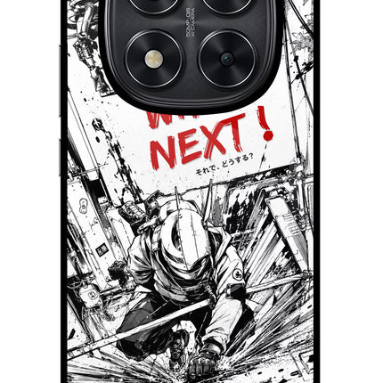 Who's Next Redmi Note 14 Pro 5G Glass Case Back Cover by Casekaro