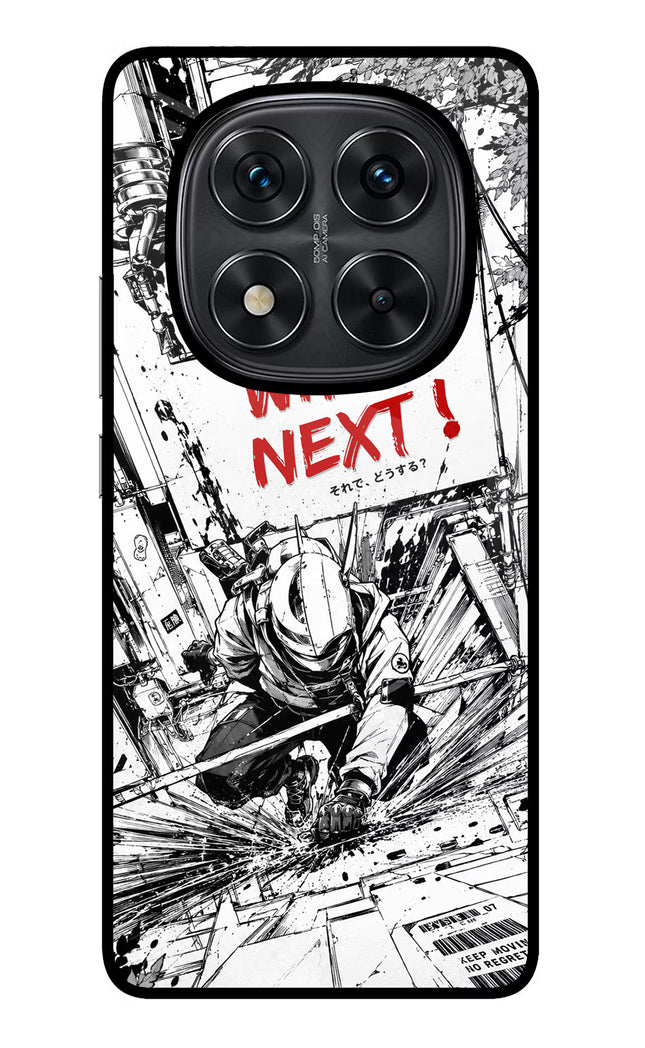 Who's Next Redmi Note 14 Pro 5G Glass Case Back Cover by Casekaro