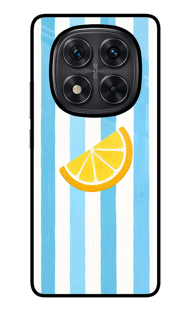 Summer Lemon Redmi Note 14 Pro 5G Glass Case Back Cover by Casekaro