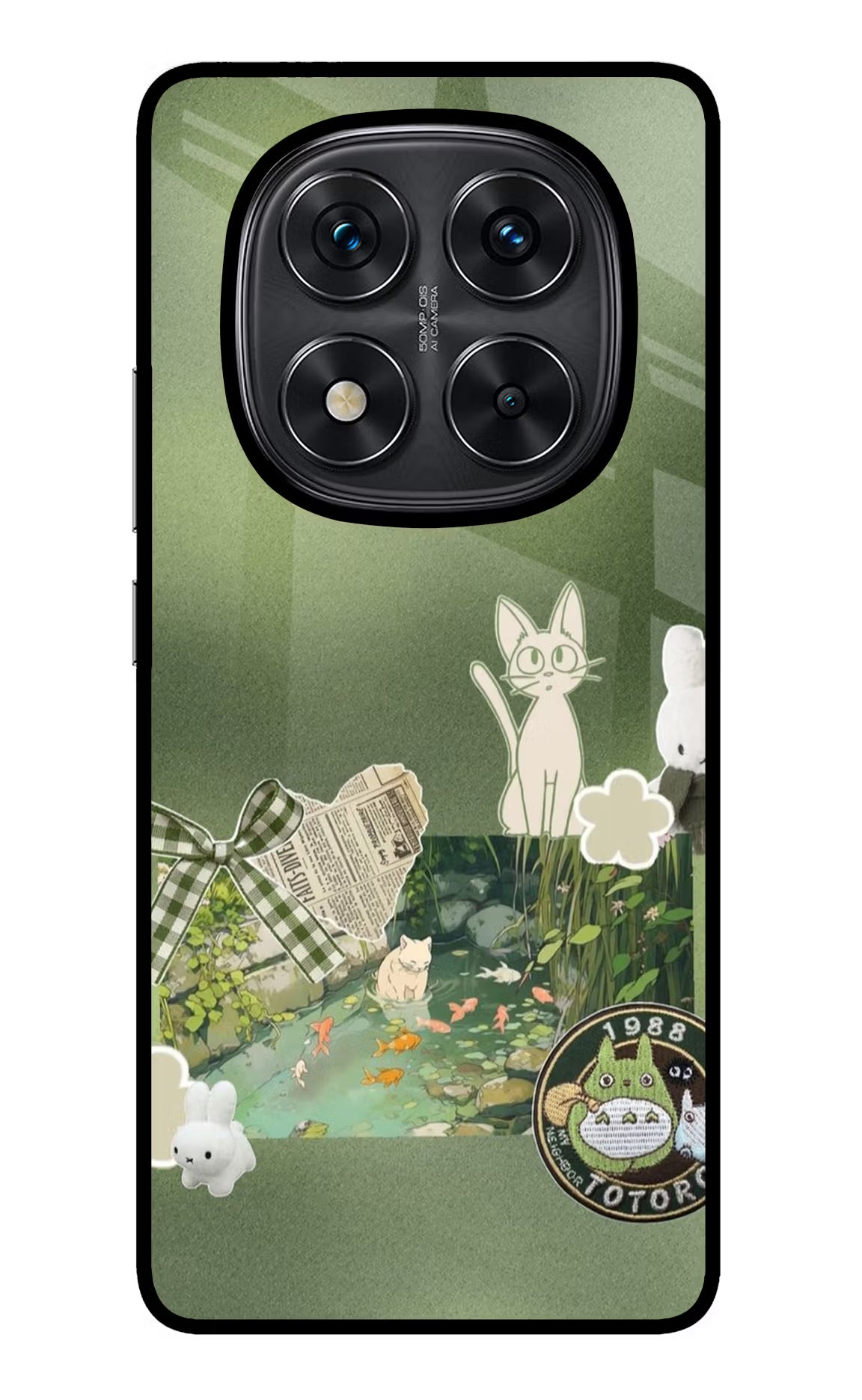 Aesthetic anime Redmi Note 14 Pro 5G Glass Case