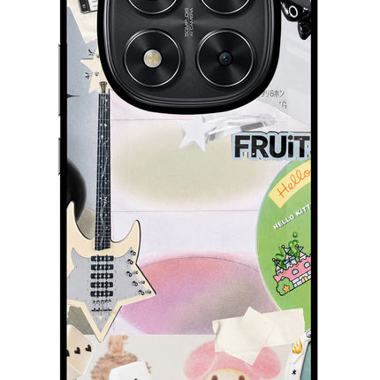 Softcore case Redmi Note 14 Pro 5G Glass Case Back Cover by Casekaro