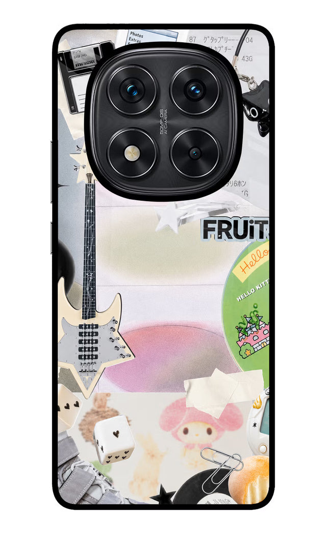 Softcore case Redmi Note 14 Pro 5G Glass Case Back Cover by Casekaro