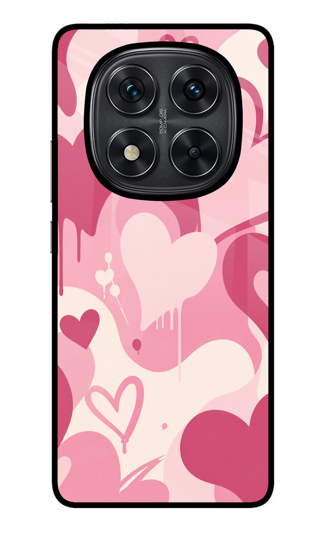 Hearty case Redmi Note 14 Pro 5G Glass Case Back Cover by Casekaro