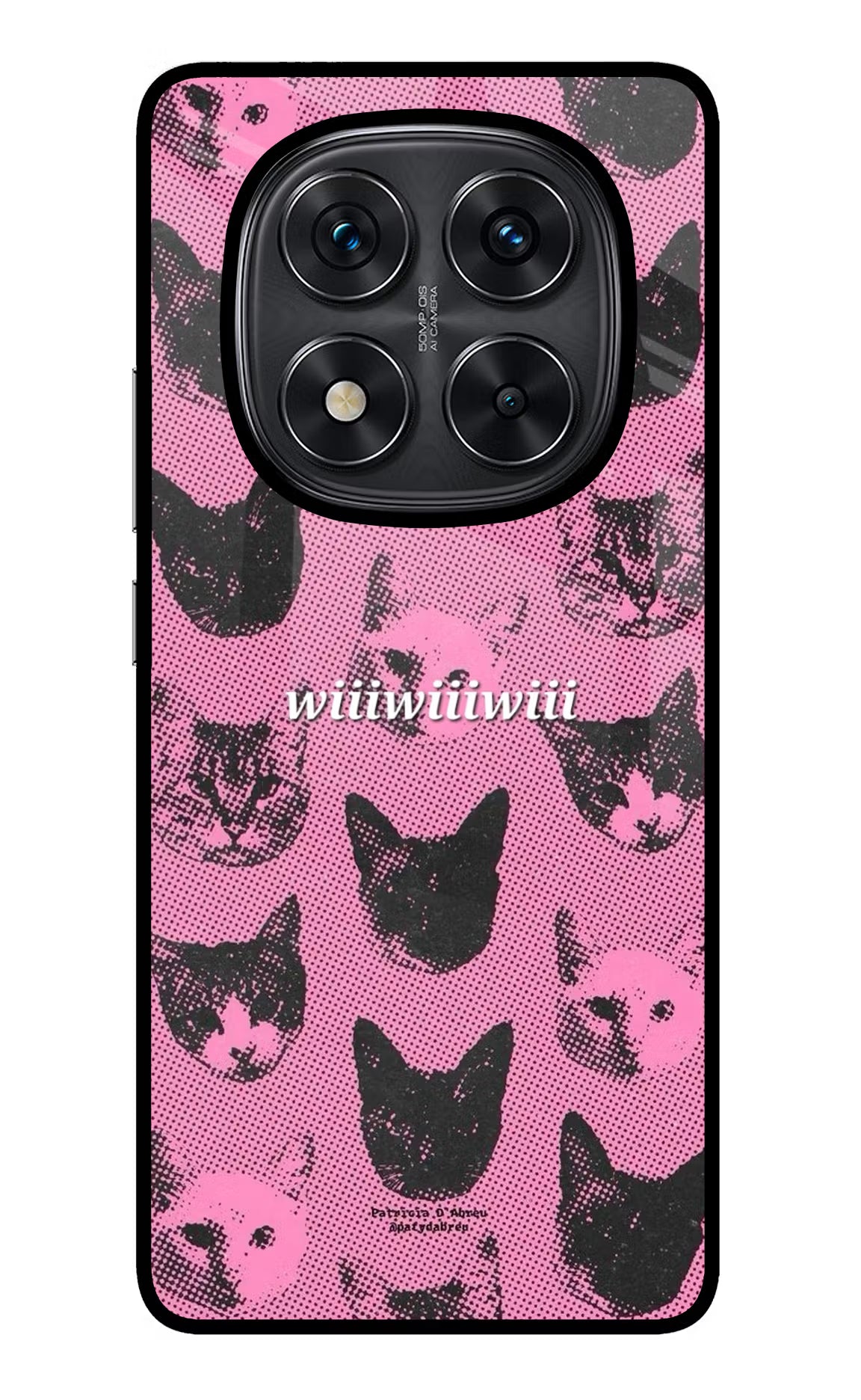 Pink Cats Redmi Note 14 Pro 5G Glass Case