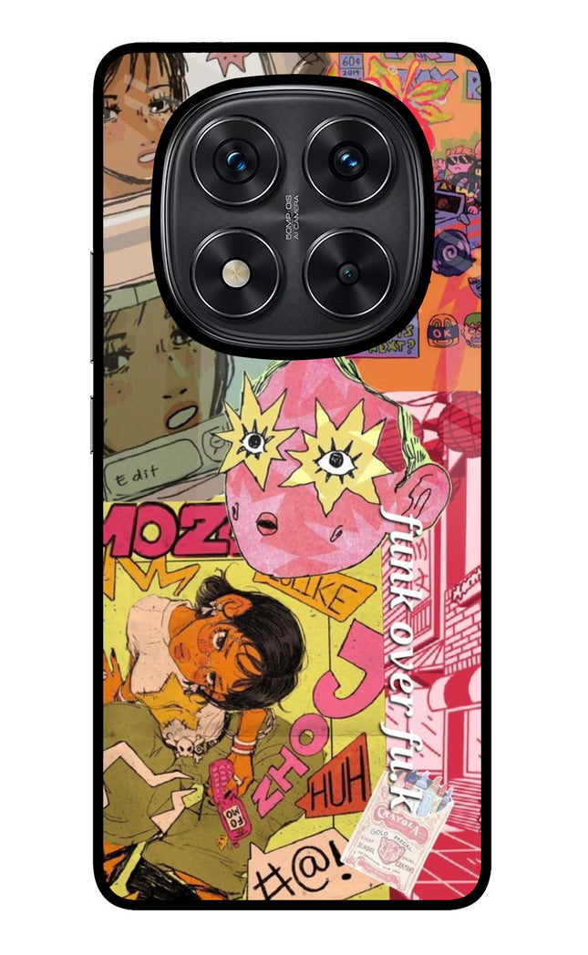 Funkover Redmi Note 14 Pro 5G Glass Case Back Cover by Casekaro