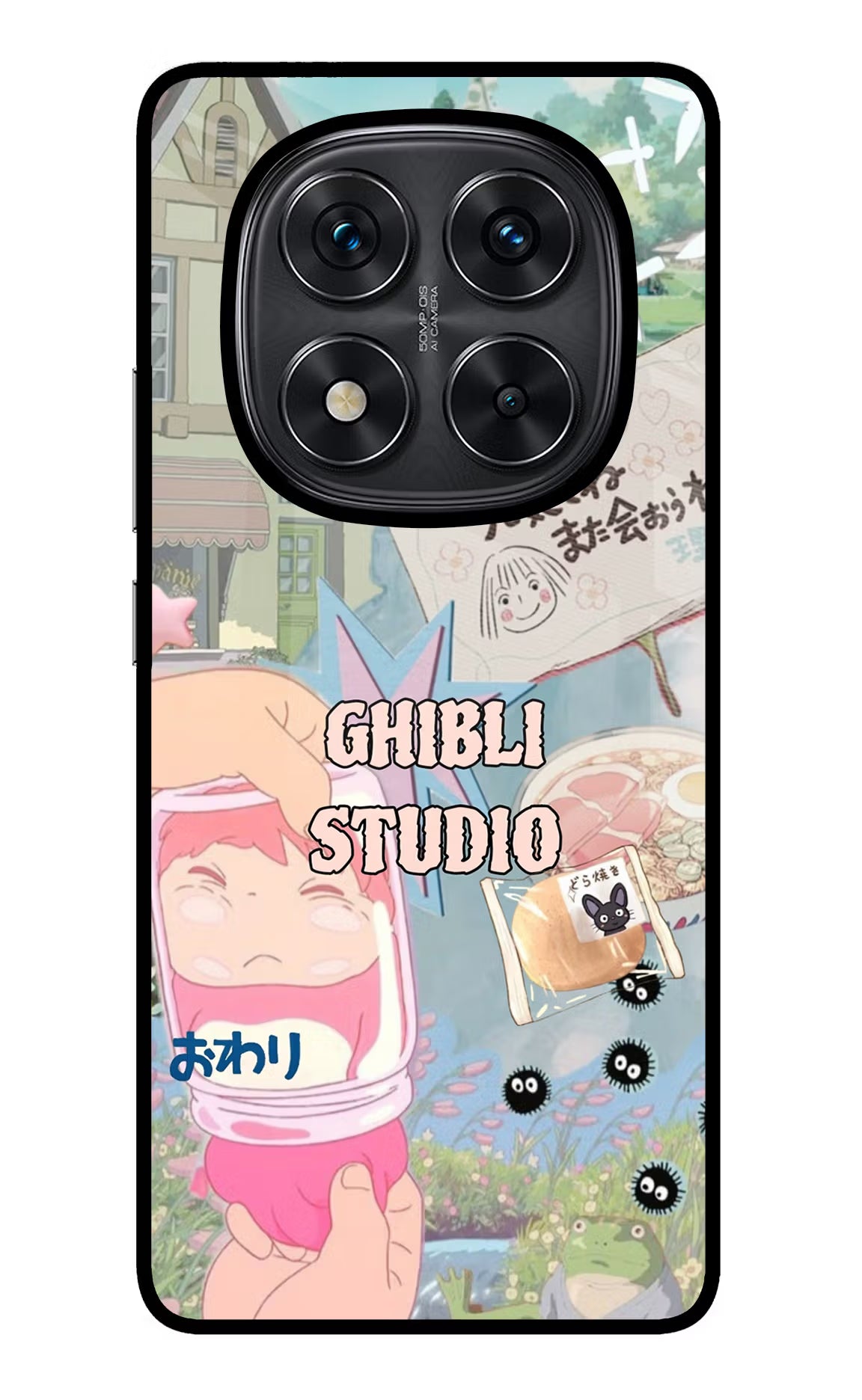 Studio Ghibli Redmi Note 14 Pro 5G Glass Case