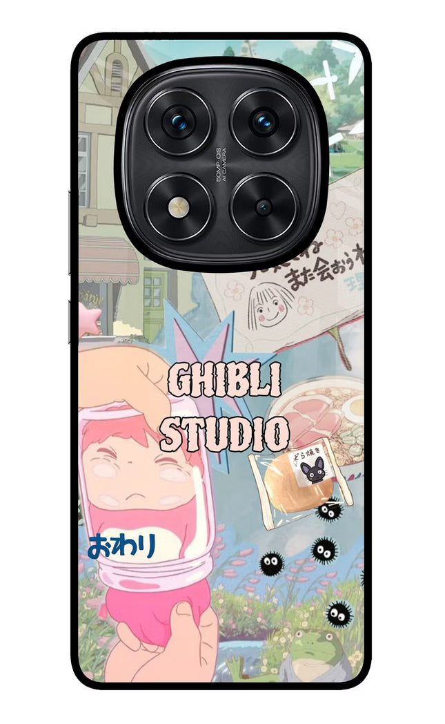 Studio Ghibli Redmi Note 14 Pro 5G Glass Case Back Cover by Casekaro