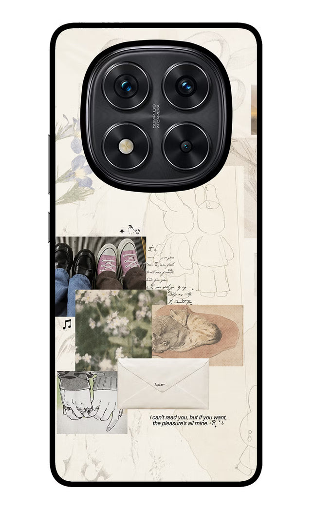 Soft Aesthetic Redmi Note 14 Pro 5G Glass Case Back Cover by Casekaro