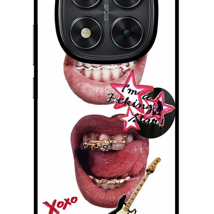 Rockstar Redmi Note 14 Pro 5G Glass Case Back Cover by Casekaro