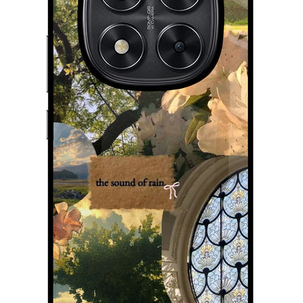 Rain Redmi Note 14 Pro 5G Glass Case Back Cover by Casekaro