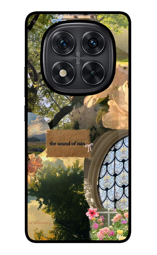 Rain Redmi Note 14 Pro 5G Glass Case Back Cover by Casekaro