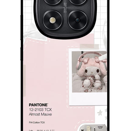 Pantone Asthetic Redmi Note 14 Pro 5G Glass Case Back Cover by Casekaro
