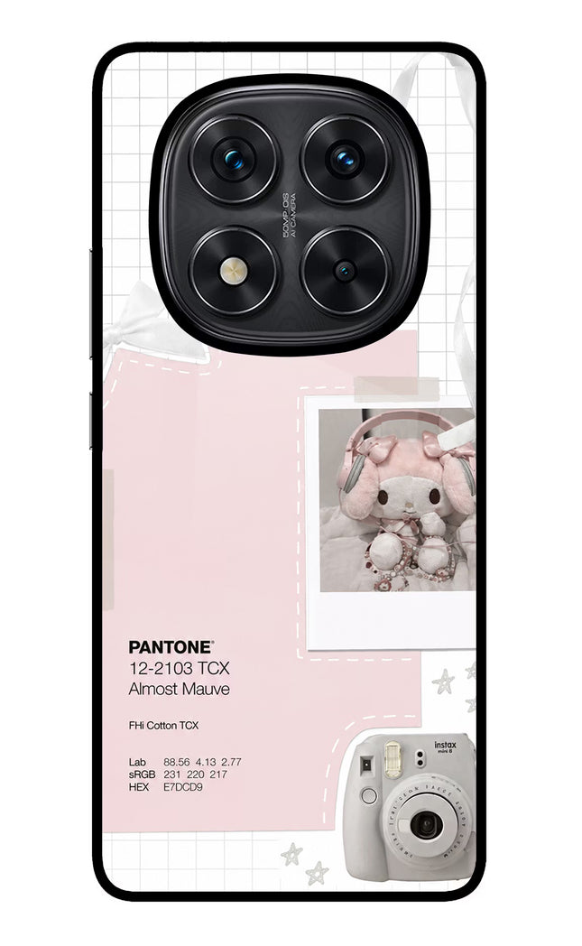 Pantone Asthetic Redmi Note 14 Pro 5G Glass Case Back Cover by Casekaro