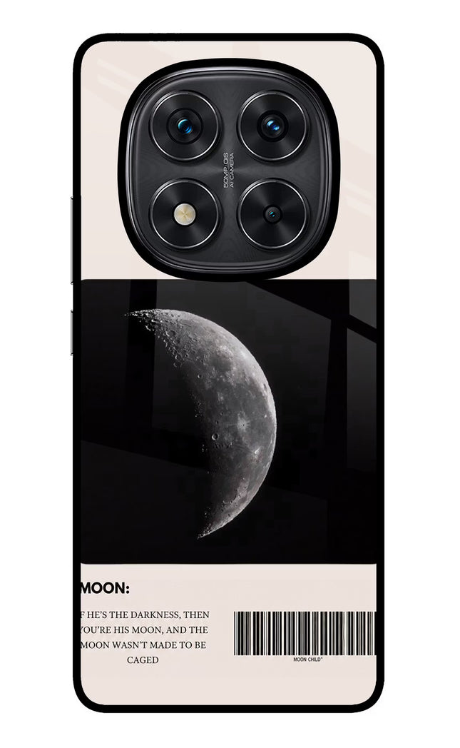 Moon Phase Redmi Note 14 Pro 5G Glass Case Back Cover by Casekaro