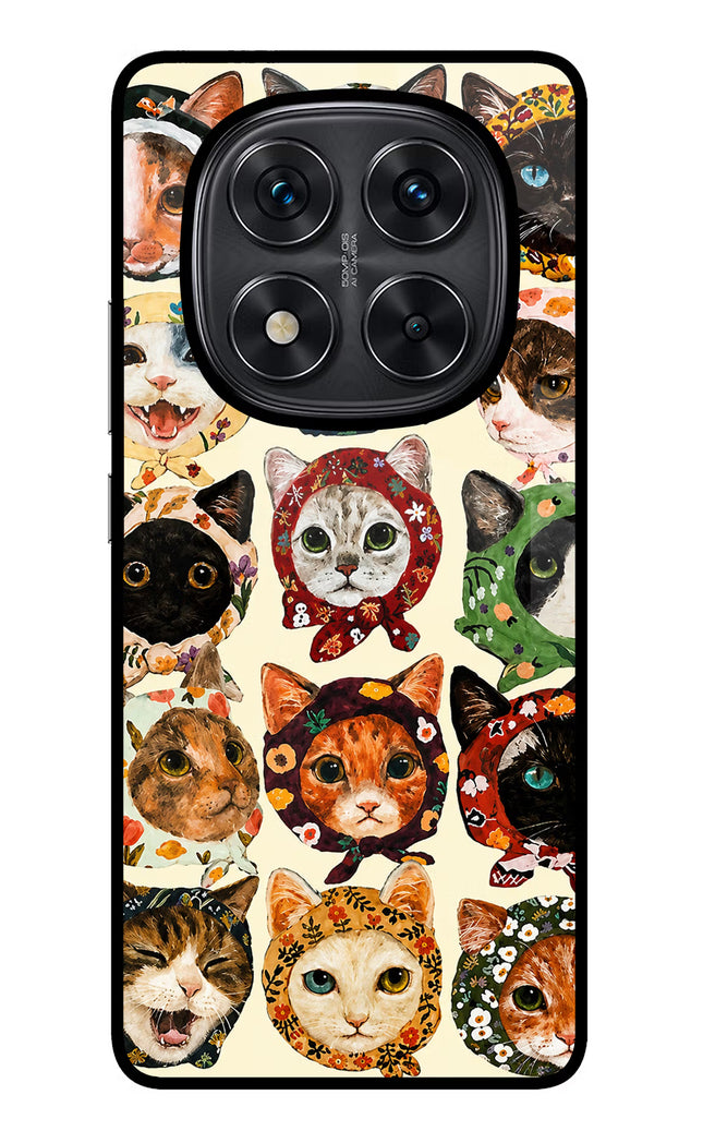 Cool Cat Redmi Note 14 Pro 5G Glass Case Back Cover by Casekaro