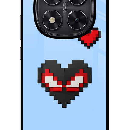 Peter Heart Redmi Note 14 Pro 5G Glass Case Back Cover by Casekaro