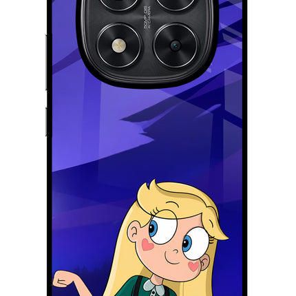 Star Glow Redmi Note 14 Pro 5G Glass Case Back Cover by Casekaro