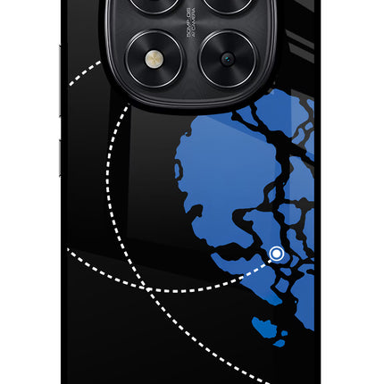 Love Orbit Redmi Note 14 Pro 5G Glass Case Back Cover by Casekaro