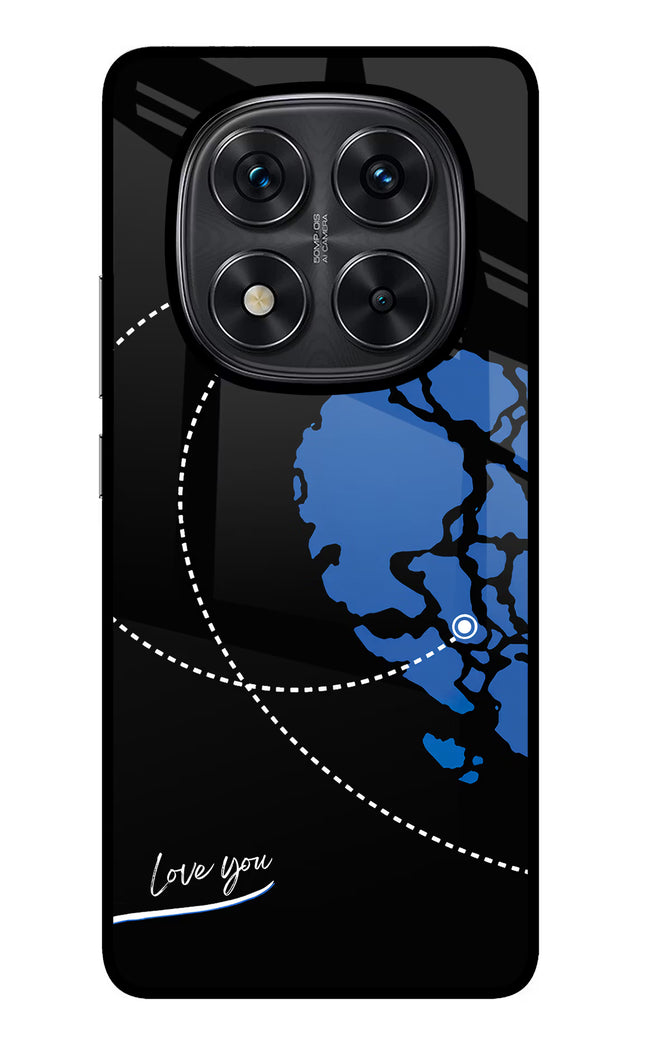 Love Orbit Redmi Note 14 Pro 5G Glass Case Back Cover by Casekaro