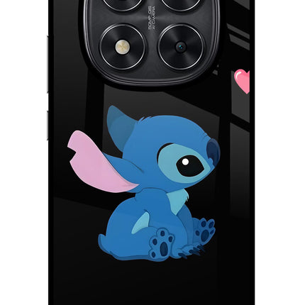Stitch Crush Redmi Note 14 Pro 5G Glass Case Back Cover by Casekaro