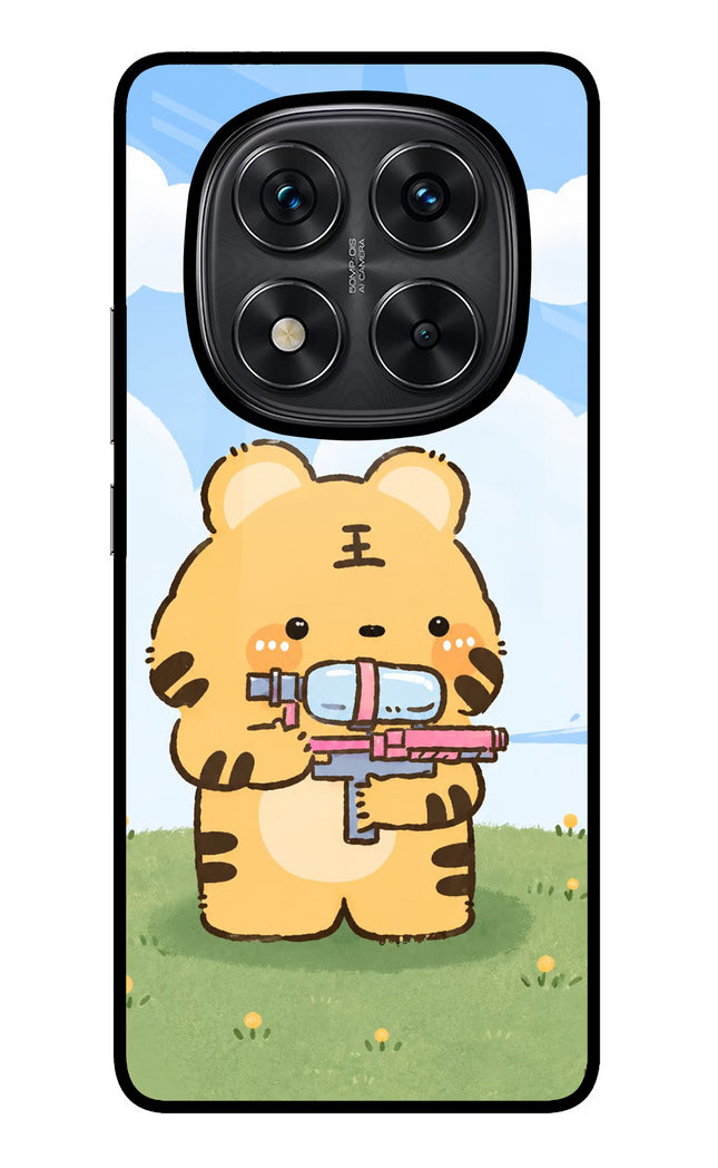 Tiger Treat Redmi Note 14 Pro 5G Glass Case Back Cover by Casekaro