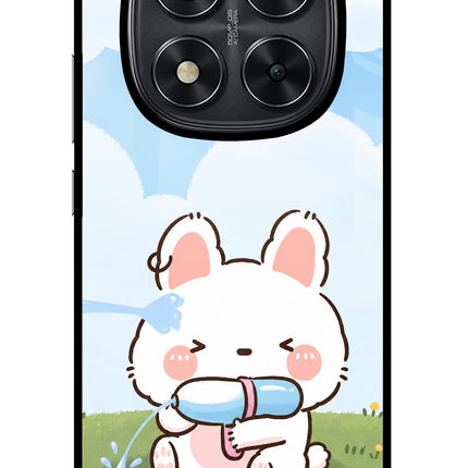 Bunny Treat Redmi Note 14 Pro 5G Glass Case Back Cover by Casekaro