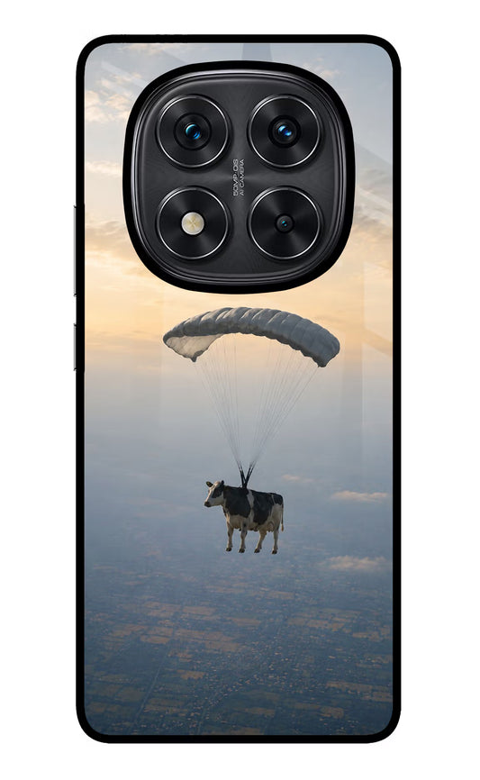 Skydiving Cow Redmi Note 14 Pro 5G Glass Case