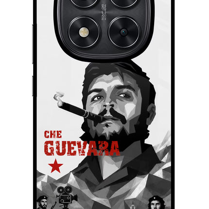 Che Guevara Iconic Redmi Note 14 Pro 5G Glass Case Back Cover by Casekaro