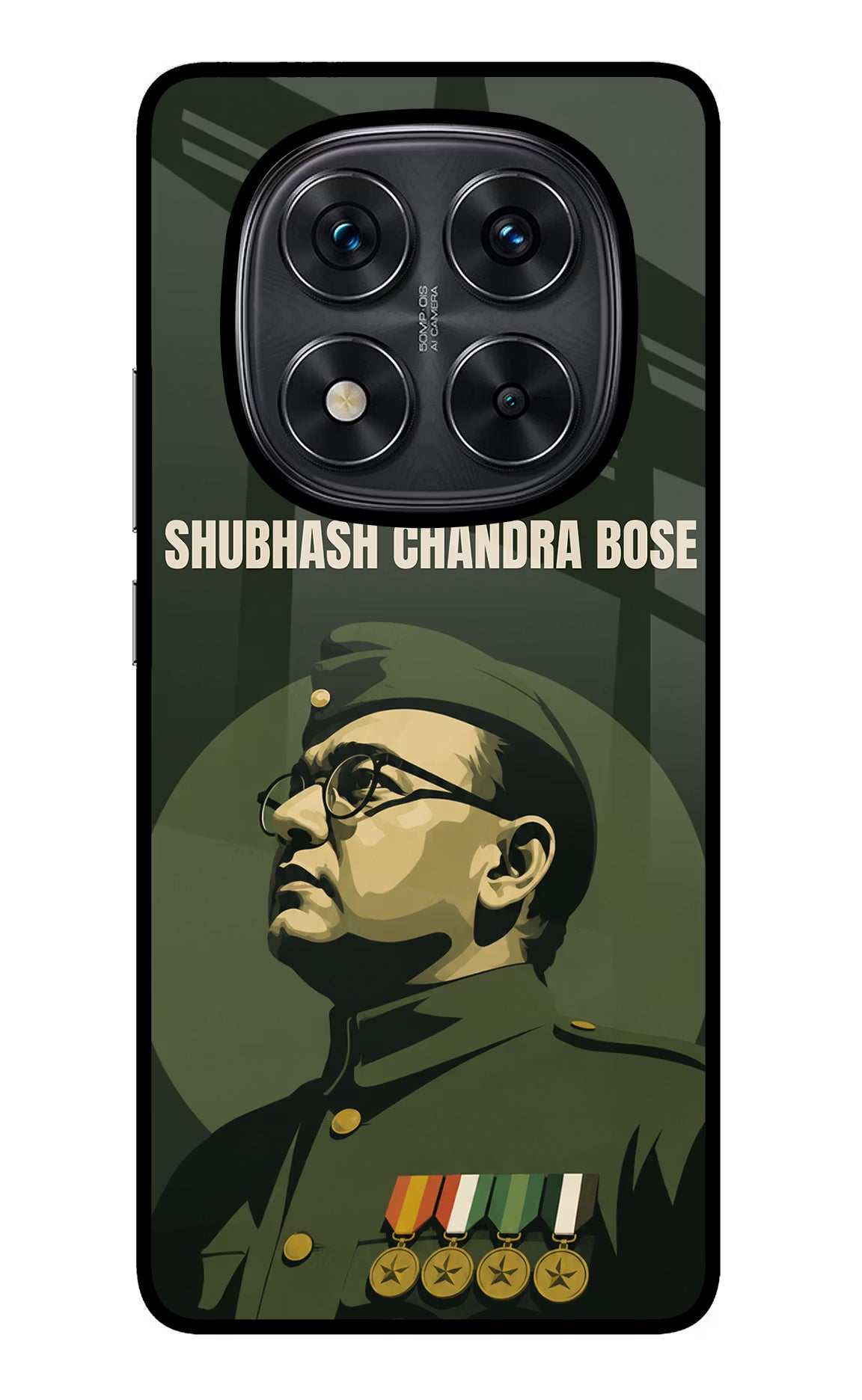 Netaji Legacy Redmi Note 14 Pro 5G Glass Case
