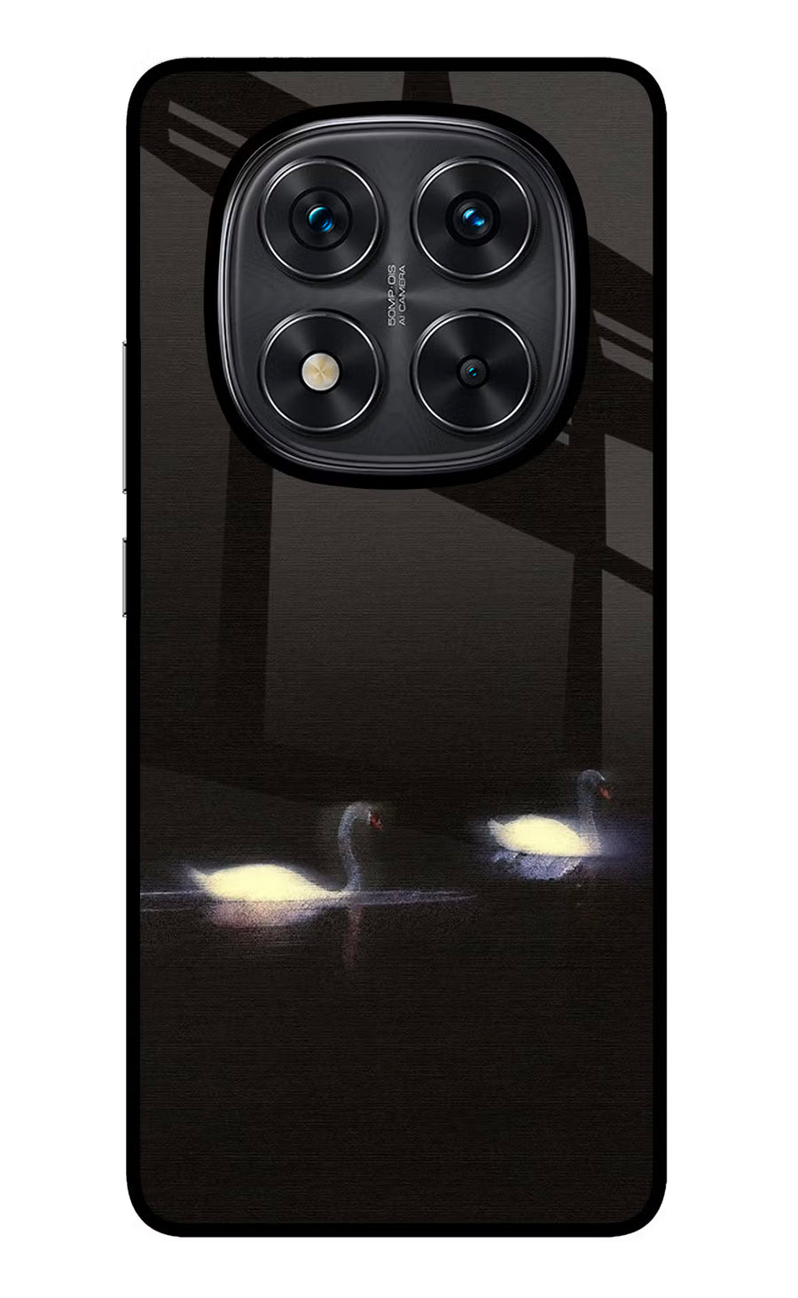 Silent Swans Redmi Note 14 Pro 5G Back Cover, Glass case