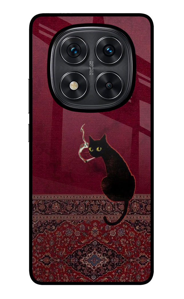 Midnight Cat Redmi Note 14 Pro 5G Glass Case