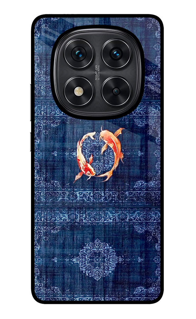 Koi Blue Redmi Note 14 Pro 5G Glass Case
