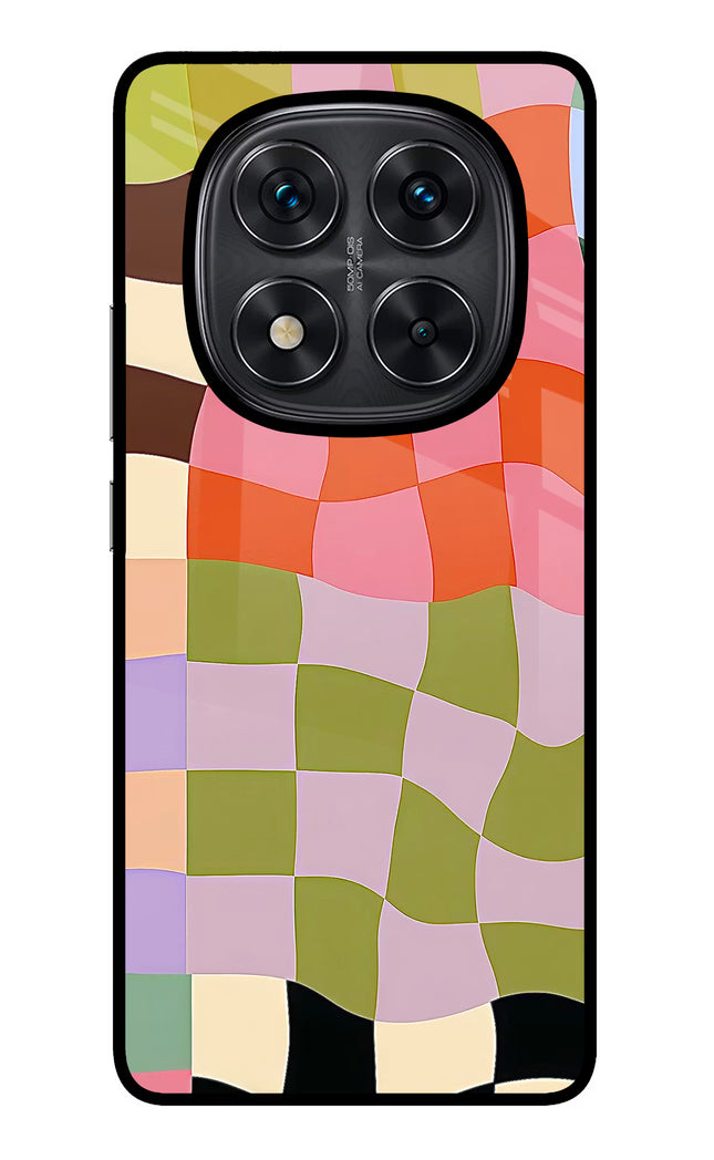 Wavy Grid Redmi Note 14 Pro 5G Glass Case