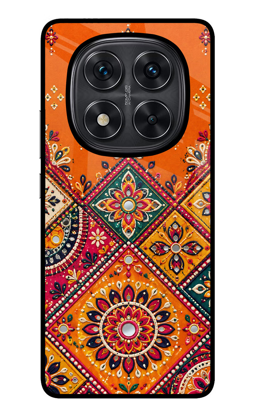 Kutch Glow Redmi Note 14 Pro 5G Back Cover, Glass case